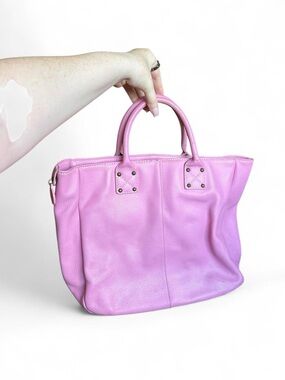 GAP Vintage Pink Genuine Leather Tote Bag 💗